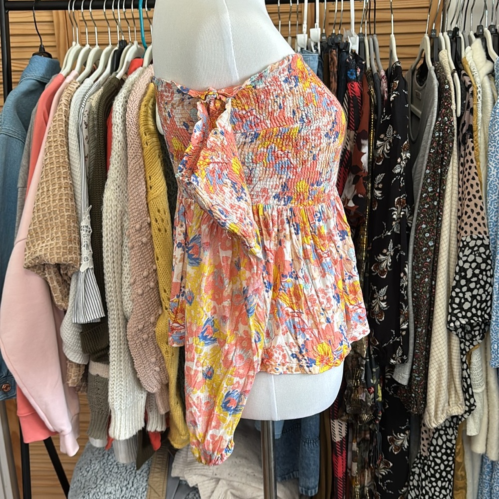 ☀️SOLD☀️Anthropologie - Long Sleeve Off-the-Shoulder - Picture 7 of 10